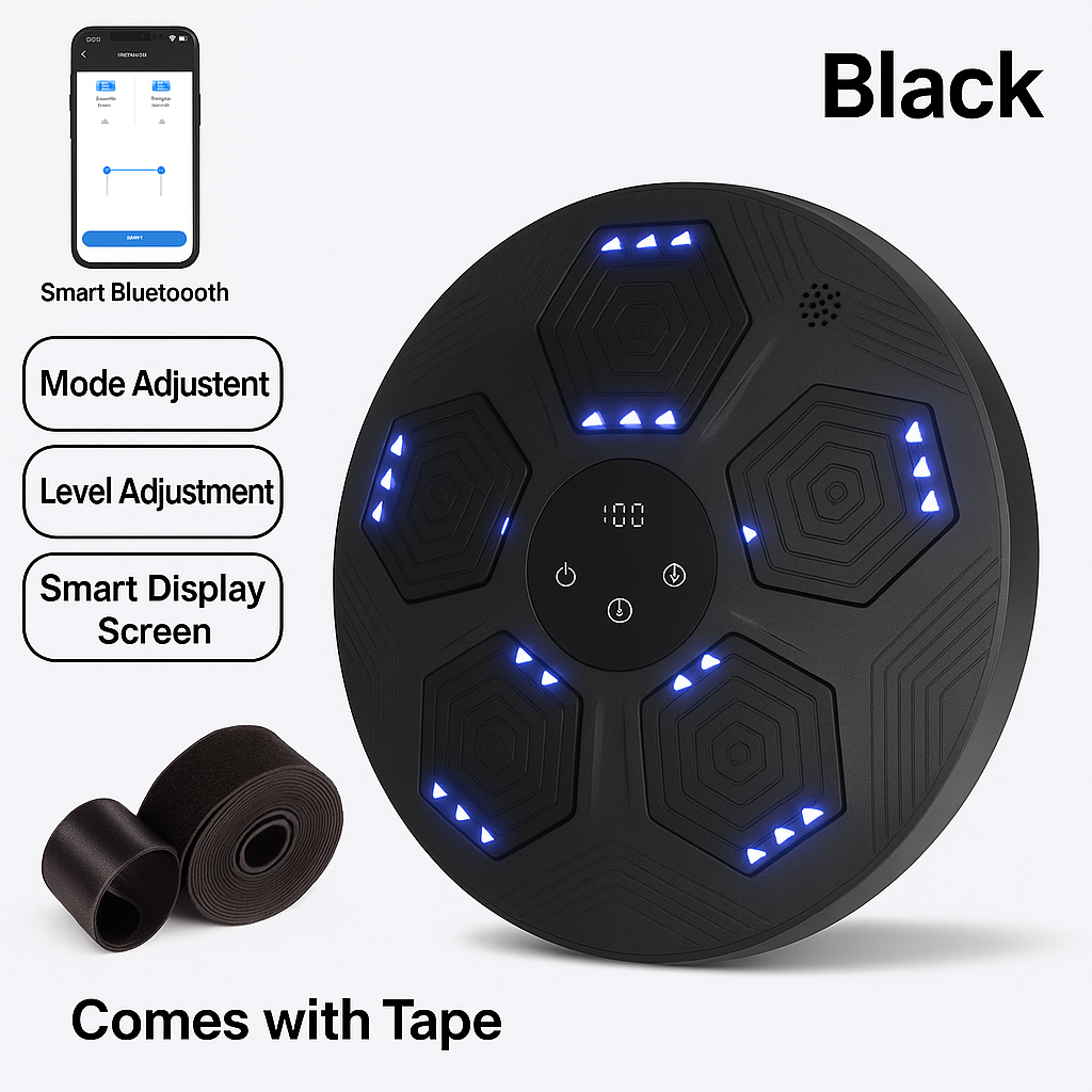 Smart Bluetooth Punching Machine with Light for Home Fitness