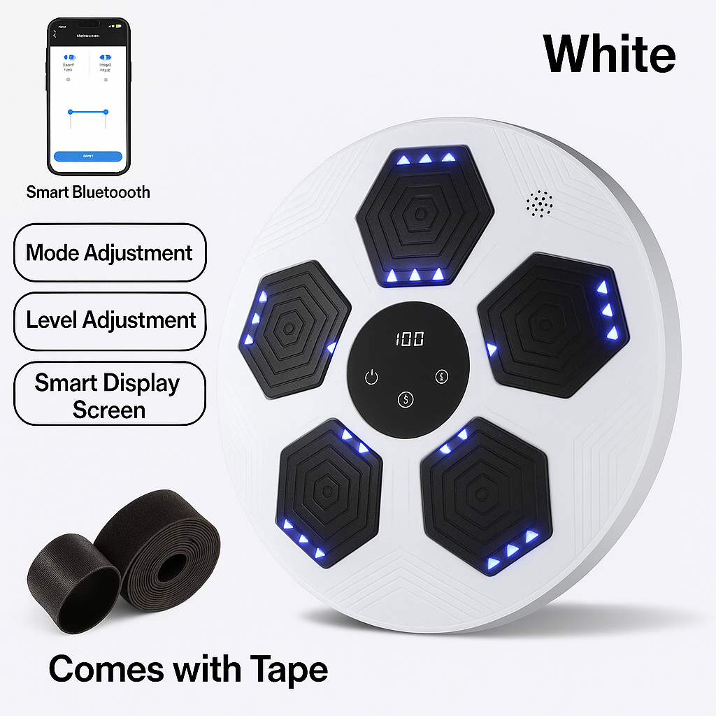Smart Bluetooth Punching Machine with Light for Home Fitness