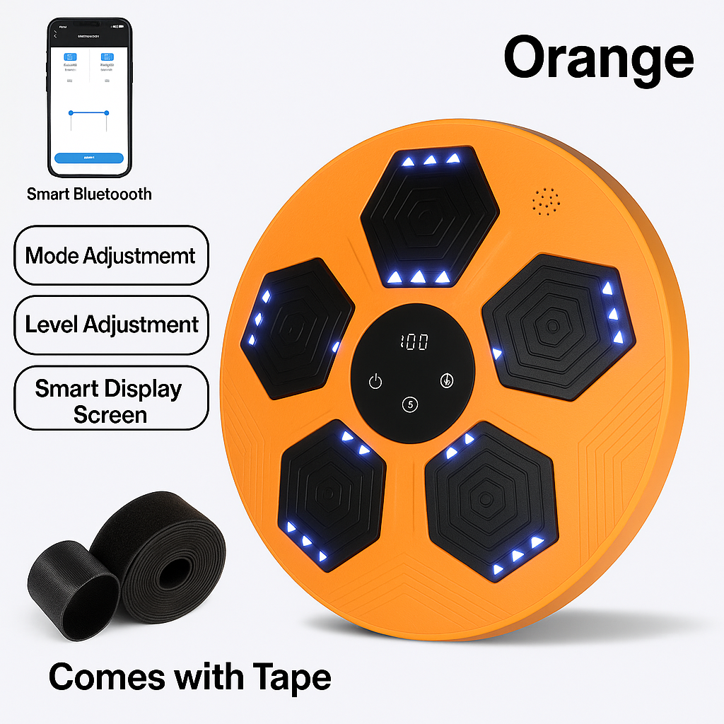 Smart Bluetooth Punching Machine with Light for Home Fitness