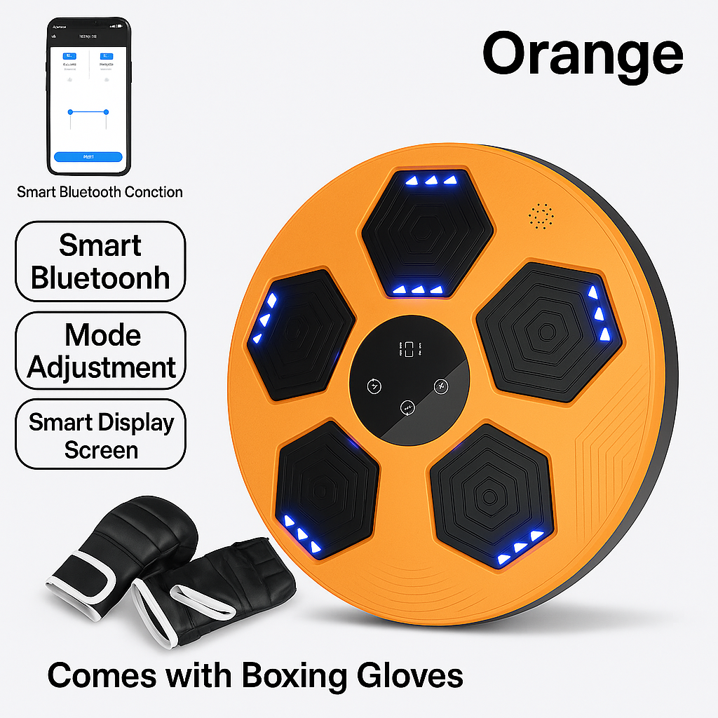 Smart Bluetooth Punching Machine with Light for Home Fitness