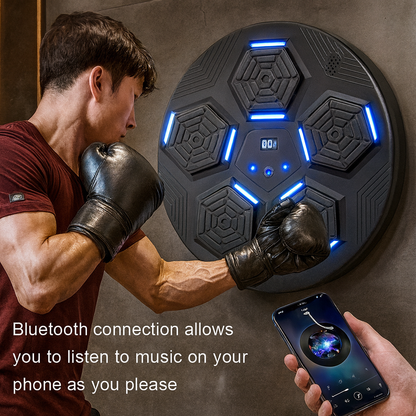 Smart Bluetooth Punching Machine with Light for Home Fitness